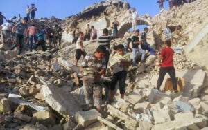 Escombros mezquita del profeta Younis